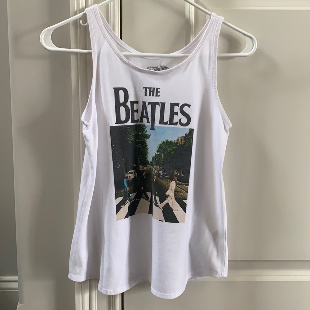 Girls Old Navy Collectabilitees The Beatles Tank Top XL Kids